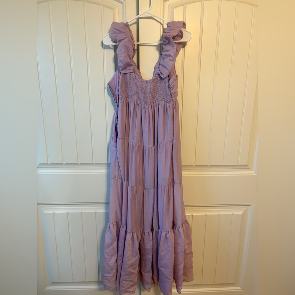 Mable Lavender flowy maxi dress size M - Picture 4 of 7